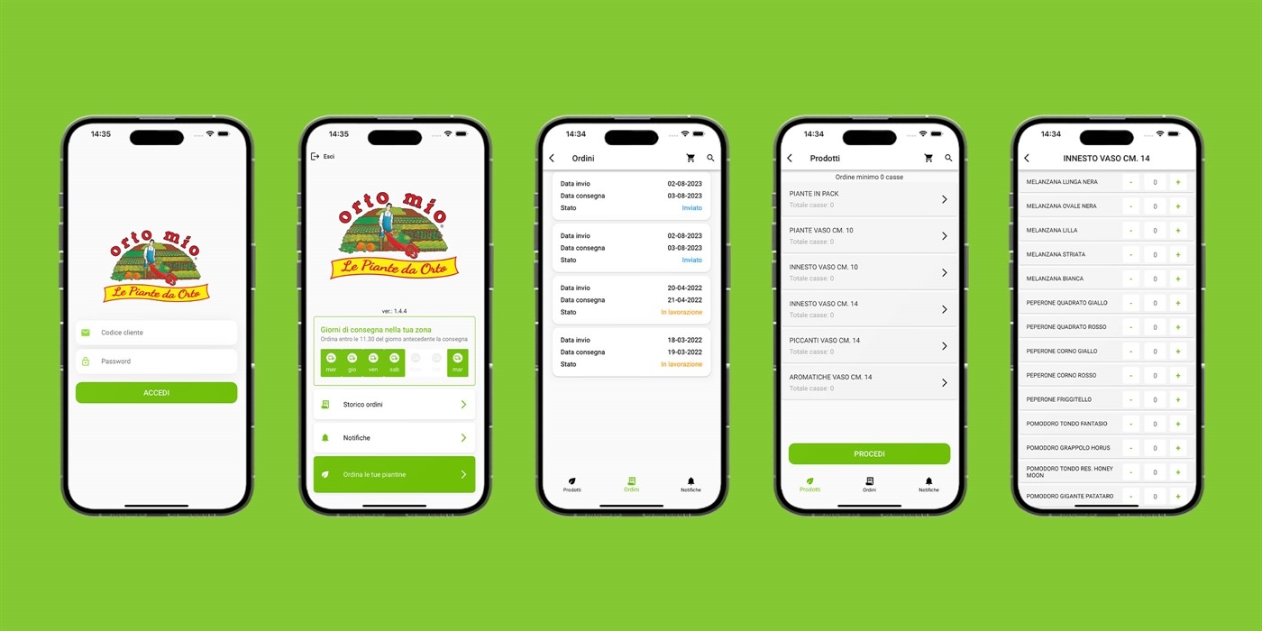 Funzionalità dell'app